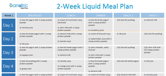 Gastric Sleeve Liquid Diet Gastric Sleeve Liquid Diet