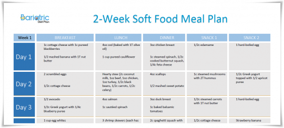 Transitioning to Soft Foods - Bariatric Surgery